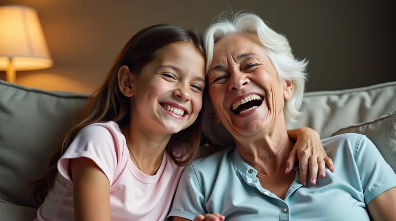 Família feliz após antecipação do precatório